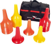 Precision Kegelhoedjes Pvc Rood/geel/oranje 25-delig