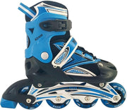 Move Adam Inlineskates - Maat 34-37 - Jongens - zwart/blauw