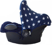 Wallabiezzz - Maxi Cosi Autostoel Zonnekap -  Ster Donker Blauw