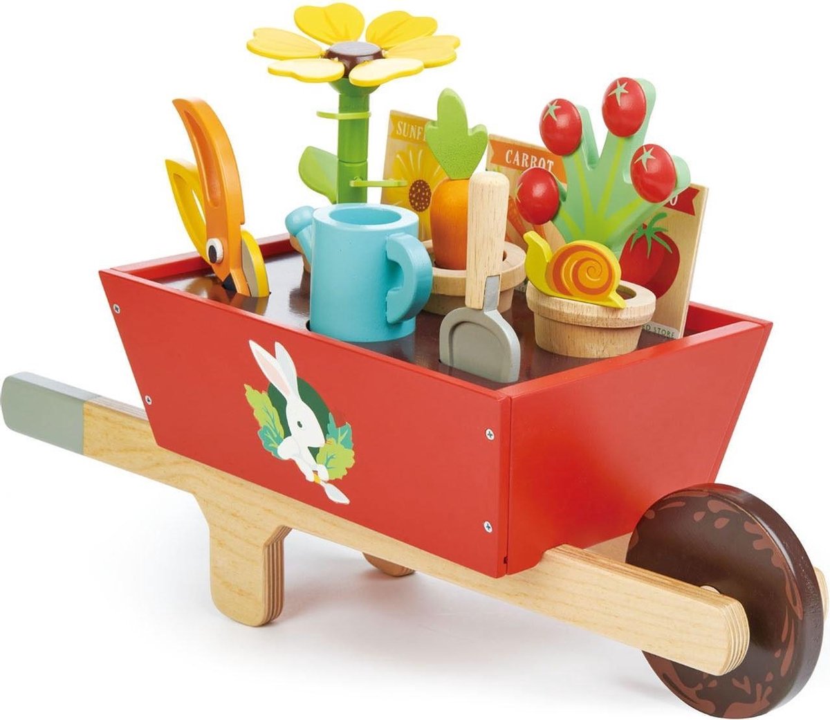 Tender Leaf Toys Garden Wheelbarrow Set