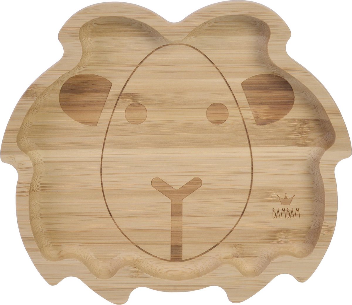 BamBam - lion plate - 100% Bamboe