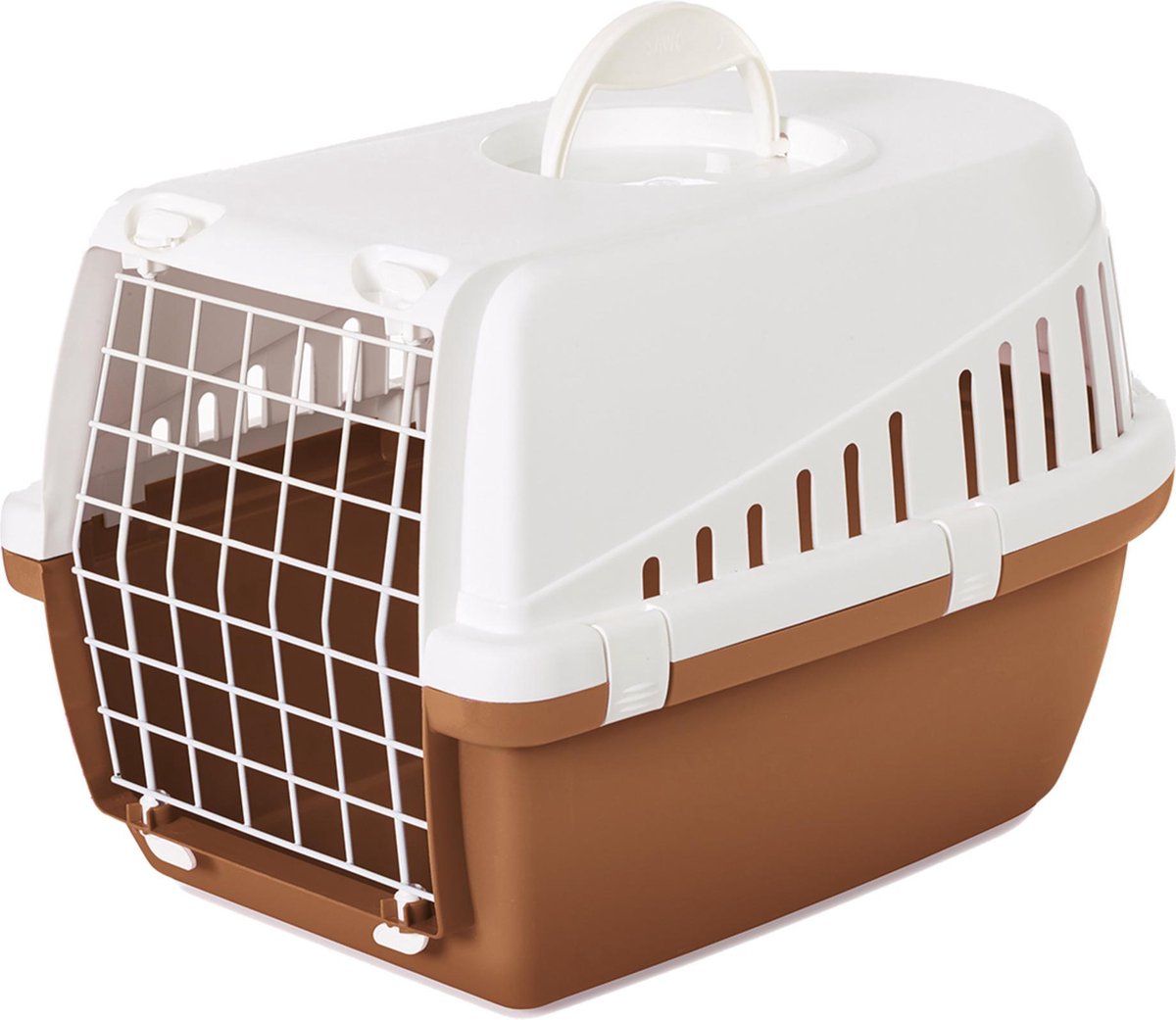 Transport plastiek trotter bruin nordic 49x33x30cm