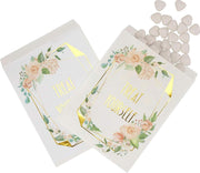 Snoepzakjes Treat Yourself - 25 stuks - Floral | Bruiloft - Communie - Kinderfeestje