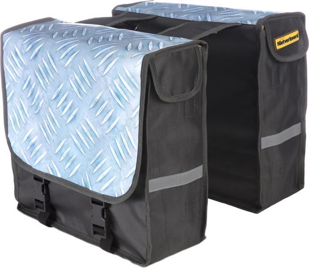 TAS DUBBEL NIETVERKEERD METAL