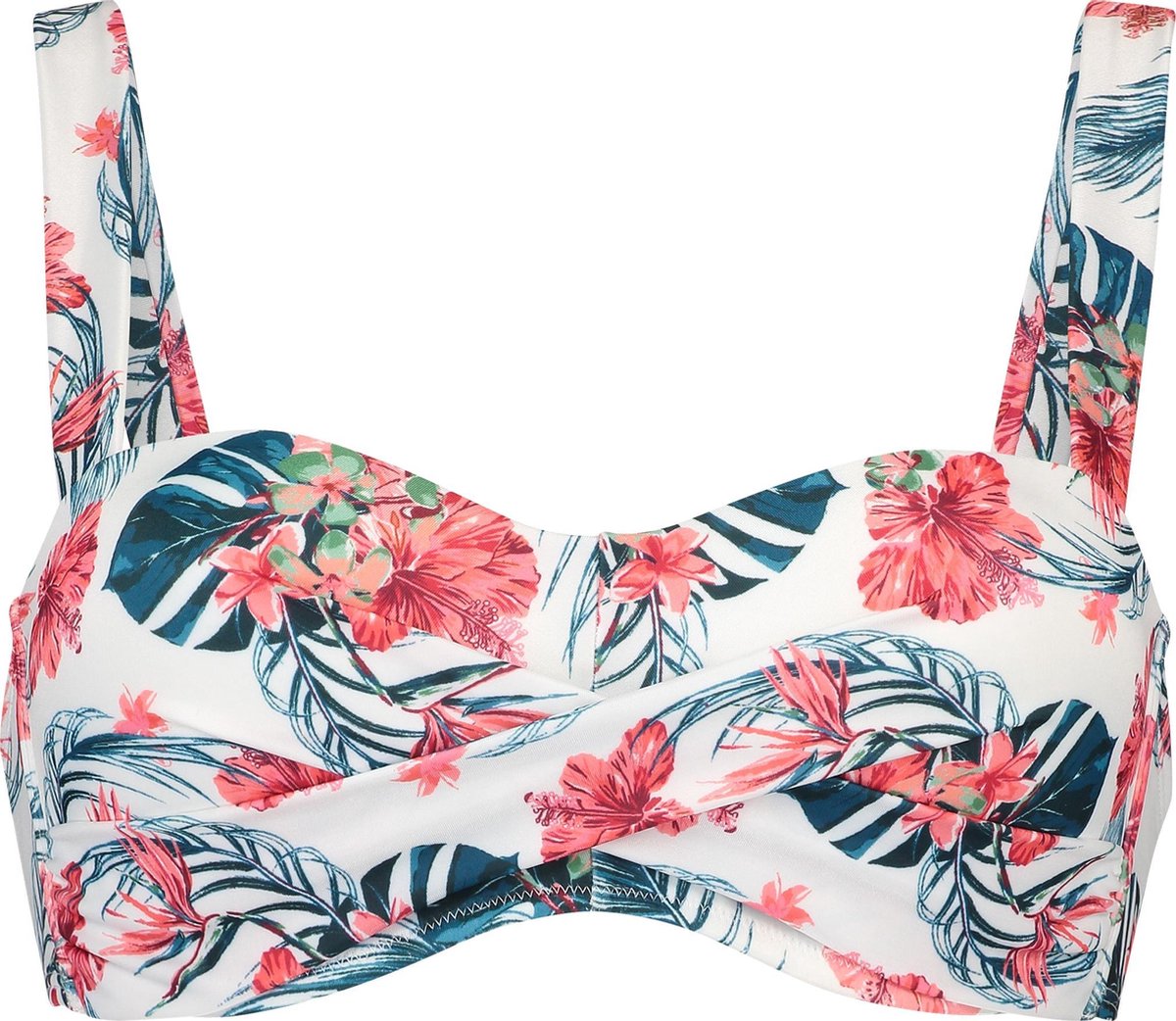 Hunkemöller Dames Voorgevormde bandeau bikinitop Vintage - maat S