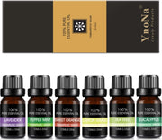 YNONA® Luxury Products - Etherische Olie - Luxe Set - 6 Stuks 10ml. - Geurolie - Etherische Oliën - Aromatherapie - Aroma Olie - Essentiele olie set - Etherische Olie - Massage Olie - Geschikt voor Etherische Olie Diffuser - Moederdag Cadeau