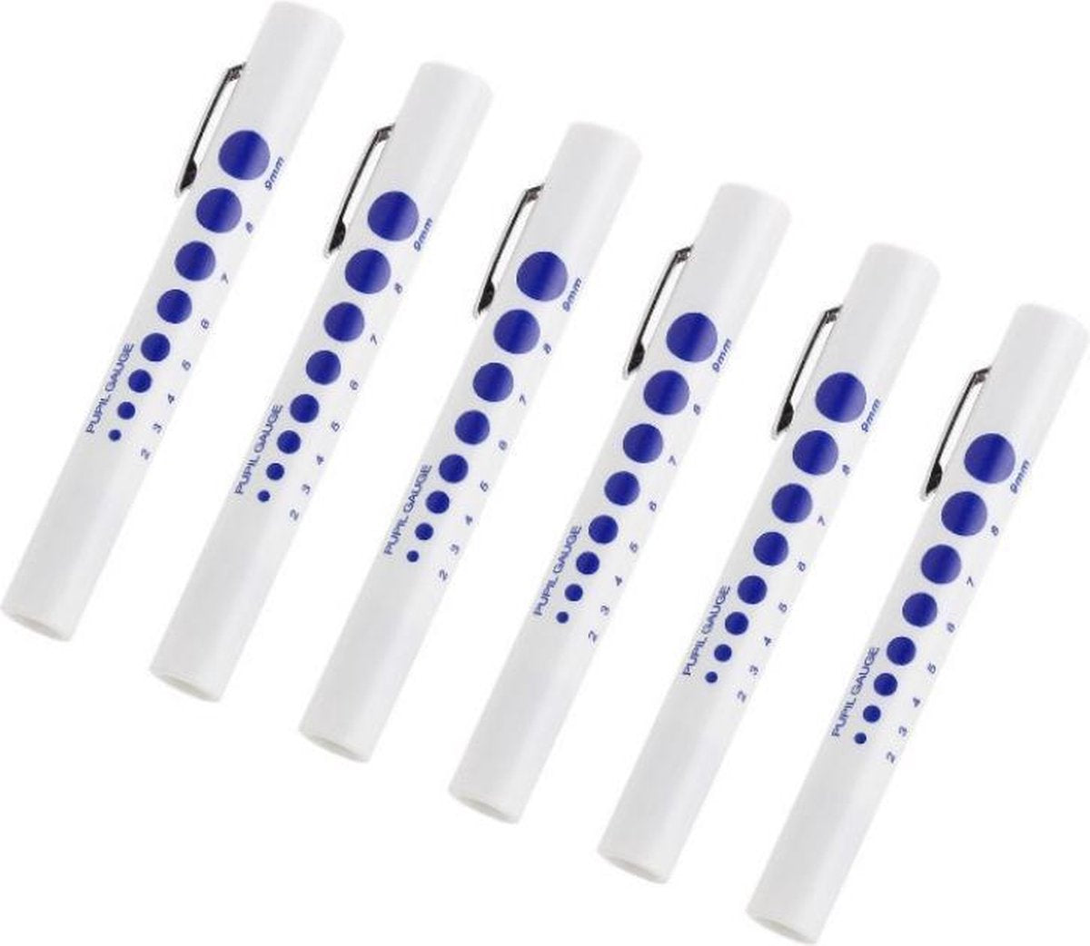 6x Pack Hospitrix Wegwerp Pupillampje / Penlight - Pupilreflex - Diagnostisch Lampje