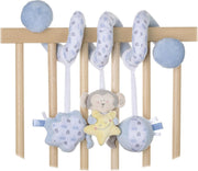 Saro Boxspiraal 21 Cm Blauw Aapje