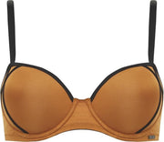 Sapph Mistress Padded Bra Dames Cognac-80D