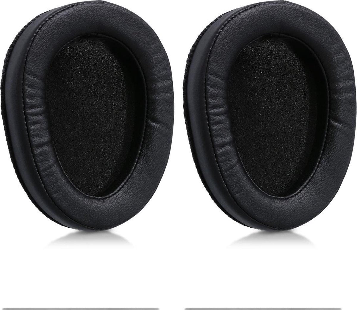 kwmobile 2x oorkussens voor Sennheiser HD500/HD570/HD575/HD590 koptelefoons - imitatieleer - voor over-ear-koptelefoon - zwart