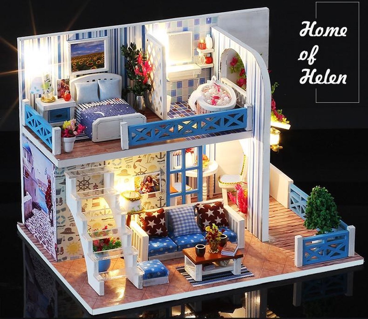 Miniatuur - Strandhuis van Helen