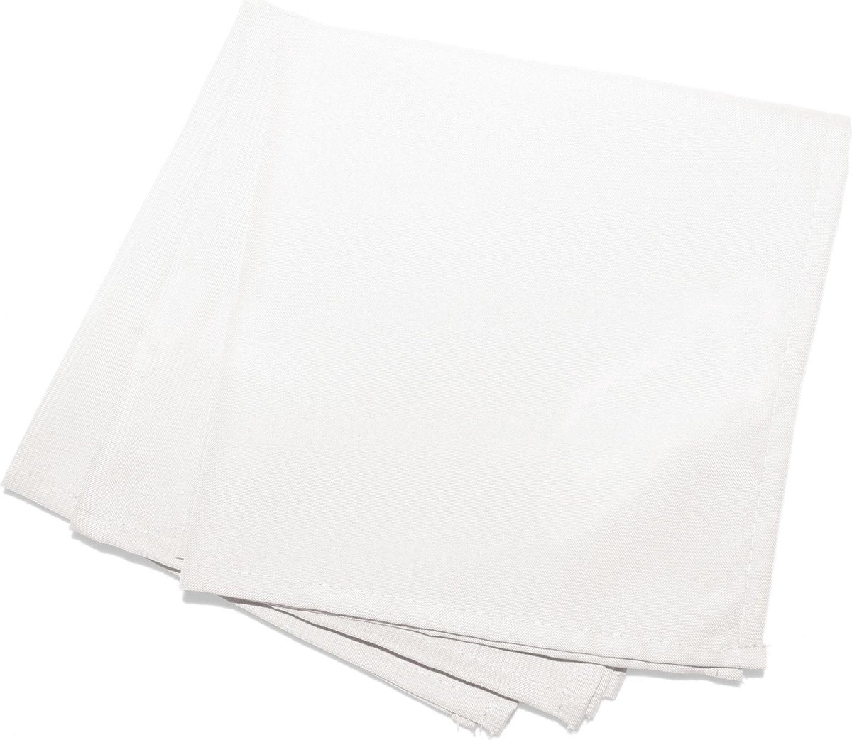 Servetten Essentiel  40x40cm wit 3 stuks polyester