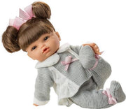 Berjuan babypop Grande 32 cm grijze outfit