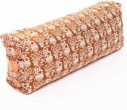#DoYourYoga - Hoekig Yoga bolster - »Paravati« - Meditatiekussen met bio-organische boekweit schalen vulling - L67 cm & diam.13 cm - Style (5)