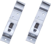 Kentekenplaat houders/klemmen RVS aanhangwagen (2 stuks)