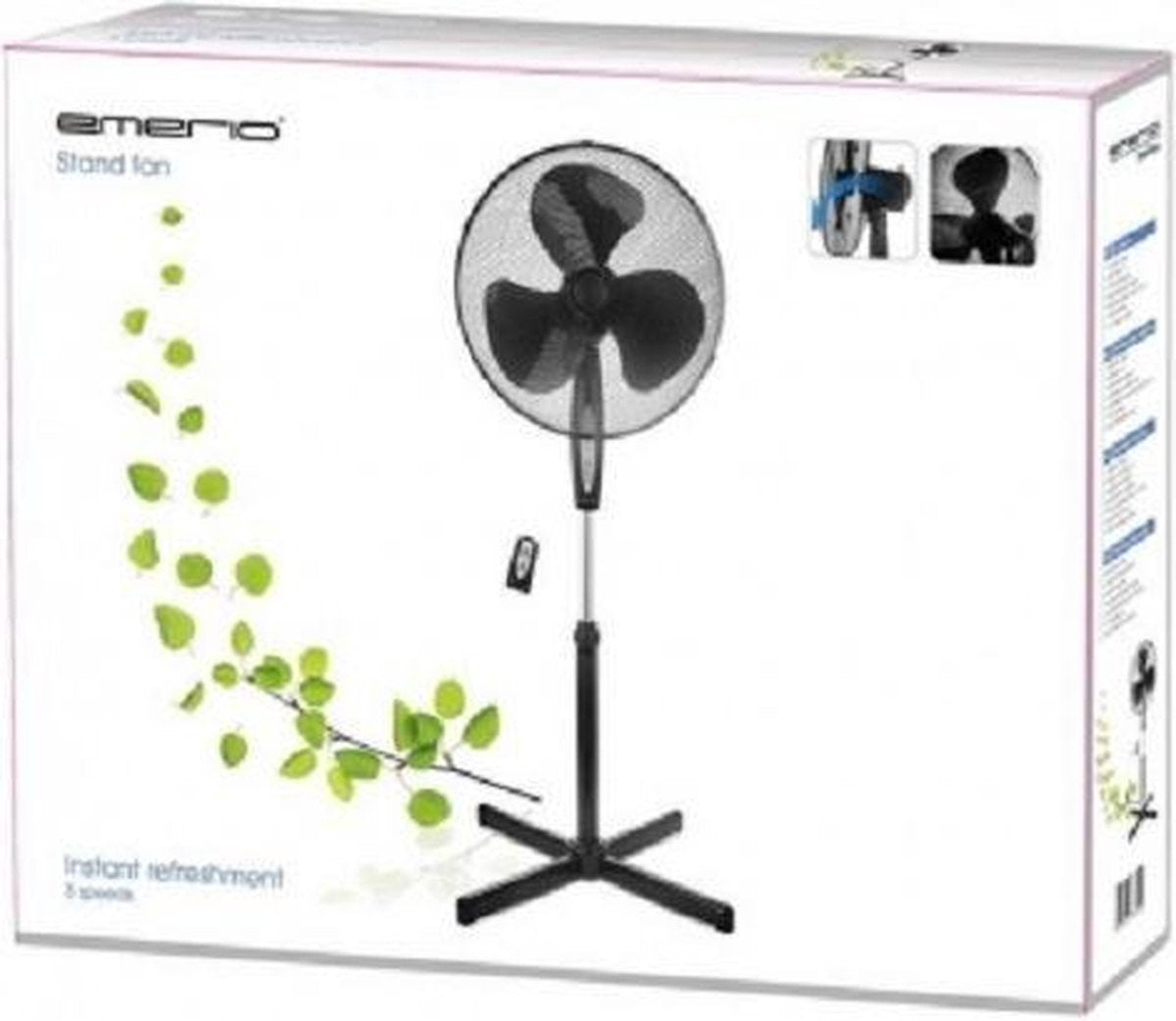 Emerio FN-122397.1 Statiefventilator 40 cm Zwart
