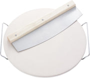Leifheit Pizzasteen - Ø 33 cm incl. wiegemes