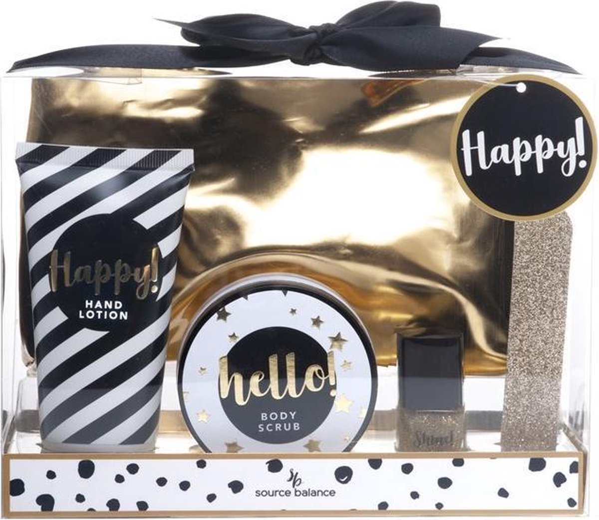 Geschenkverpakking glam style bath inhoud 4 st