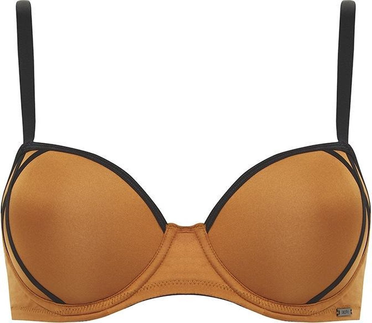Sapph Mistress Padded Bra Dames Cognac-80C