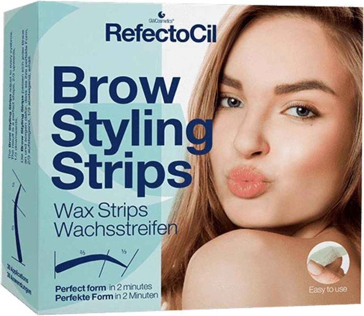 Refectocil - Brow Styling Stripes - Depilační proužky na obočí 20 párů