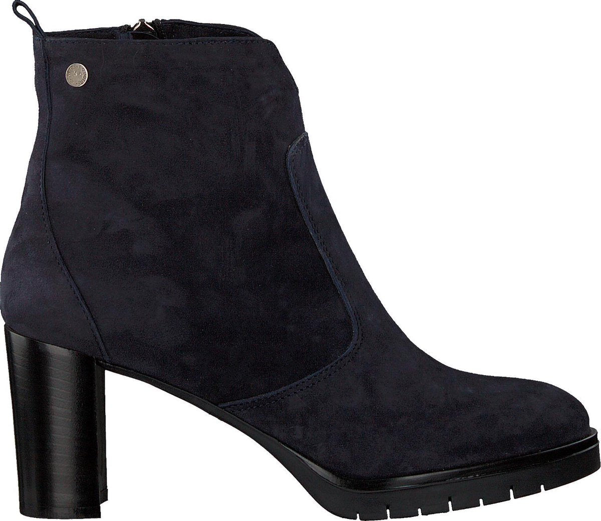 Notre-V 01-394 Enkellaarsjes - Enkelboots - Dames - Blauw - Maat 38