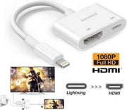 Sounix LX1 - Lightning Naar HDMI - Adapter Voor Apple - Digital AV TV Adapter - Geschikt Voor iPhone en iPad - 1080P