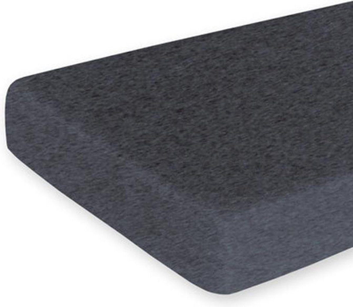 Bemini - Hoeslaken 75x95 Anthracite gemêleerd