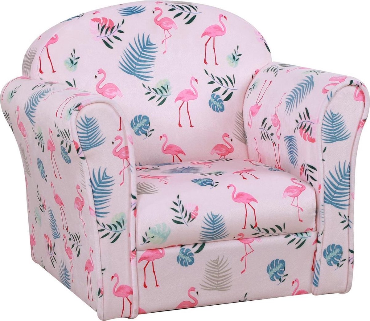 Kindersofa met antislipvoetjes - Kinder Fauteuil - Kinder relax stoel - Stoelen - Roze - Speelgoed