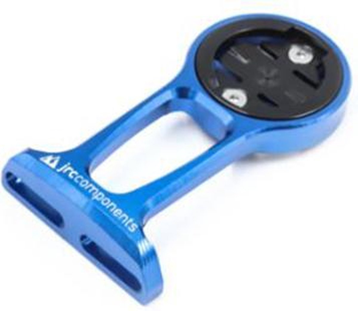 Garmin houder blauw - voorbouw montage - garminhouder aluminium - Garmin Edge