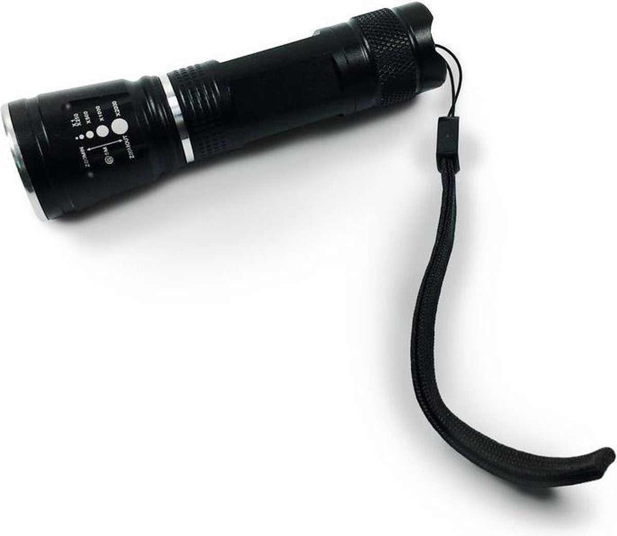 MOA Militaire Zaklamp - 500 Meter - LED Zaklamp – Onverwoestbaar - 280 Lumen