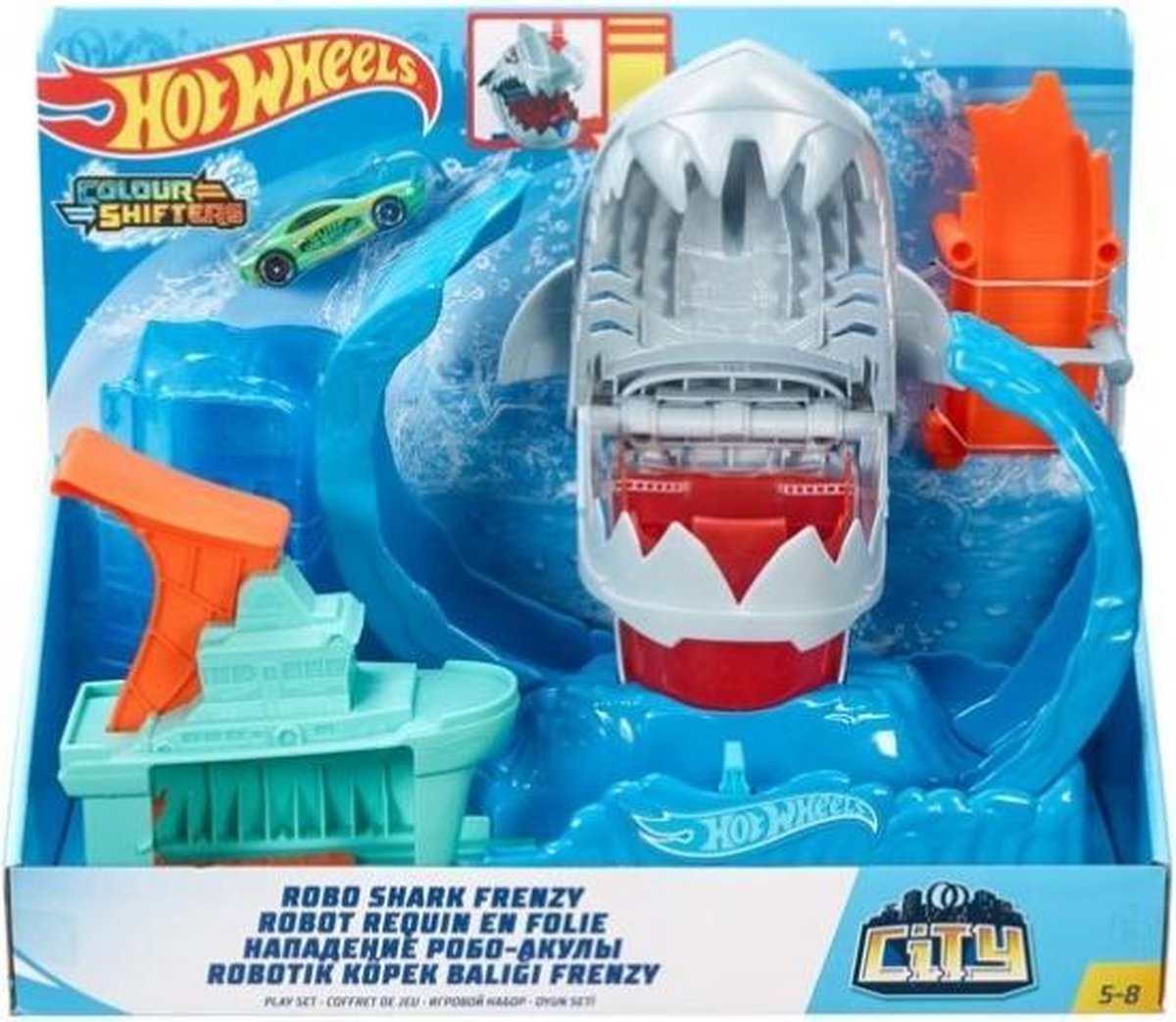 Hot Wheels City  Robo Haai Waanzin Speelset
