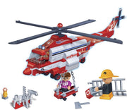 BanBao Brandweer Brandweer Helikopter - 8315