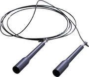 Crossmaxx speedrope Staal l kunststof handvatten l 280 cm l zwart
