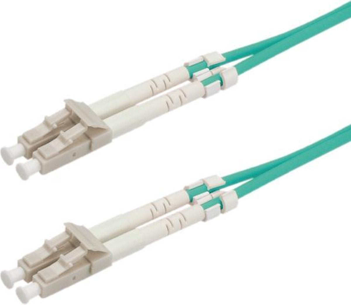 ROLINE 50/125µm OM3 LC/LC 2m Glasvezel kabel turquoise
