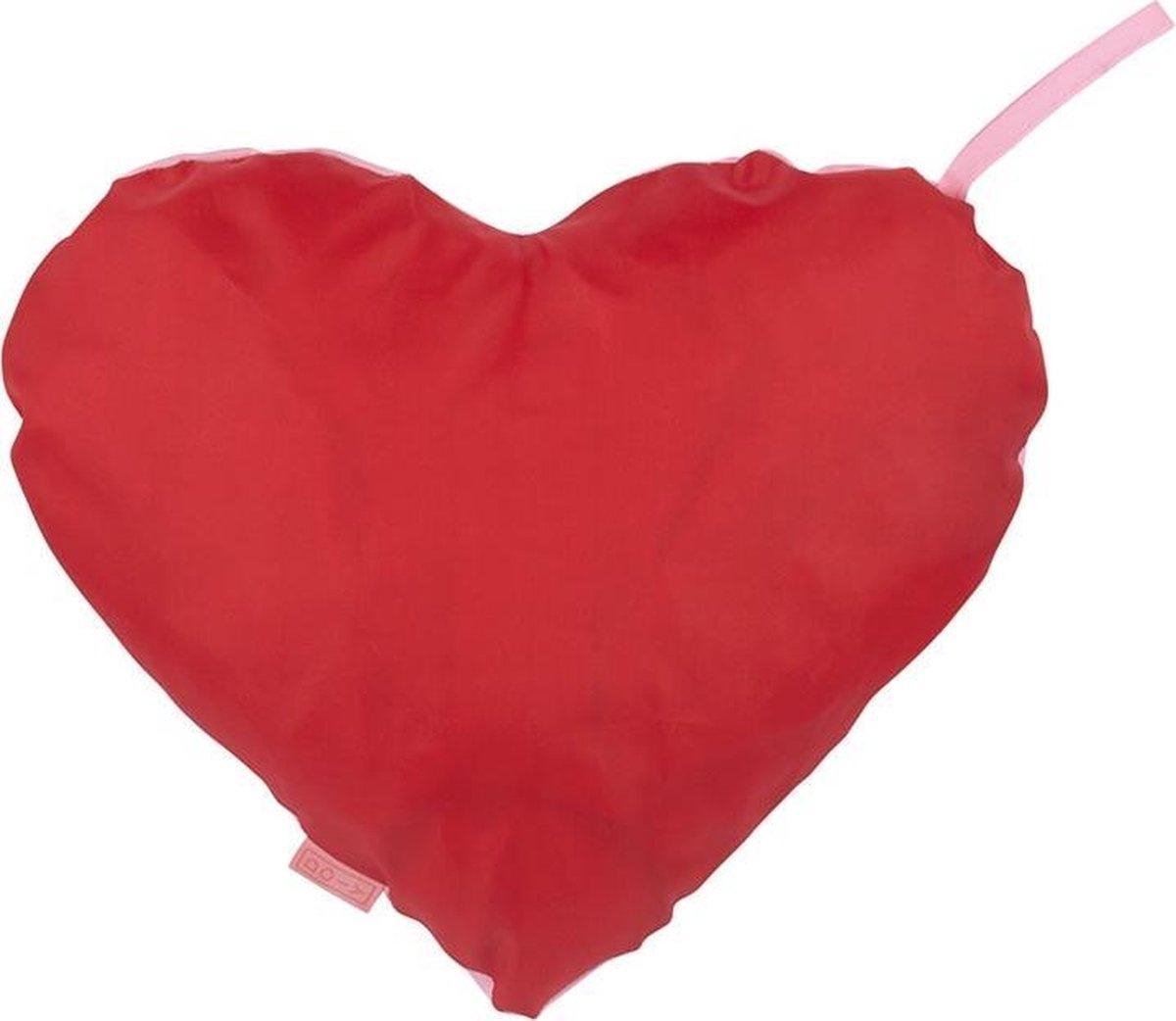 Doiy Regenponcho Yolo Eye 140 Cm Polyester Rood/roze