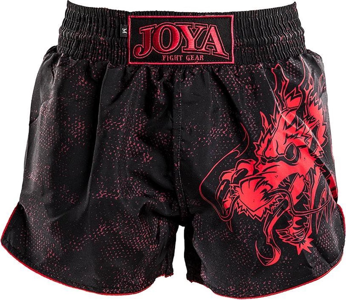Joya Dragon Kickboks Broekje - Zwart - Rood - XXS