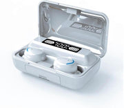 Draadloze Oordopjes - Wireless Headphones F9 - Draadloos - Draadloze Oordopje - Oortjes - Bluetooth - Oor - Earpods - In Ear - Earbuds - Koptelefoon - Bluetooth TWS 5.1 Oortjes - Display LED - Wit