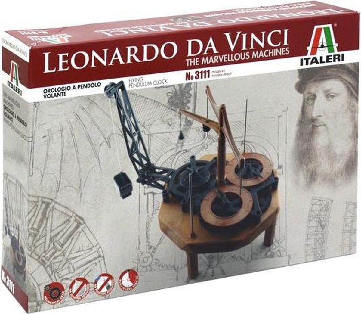 Italeri - Flying Pendulum Clock Da Vinci (Ita3111s)