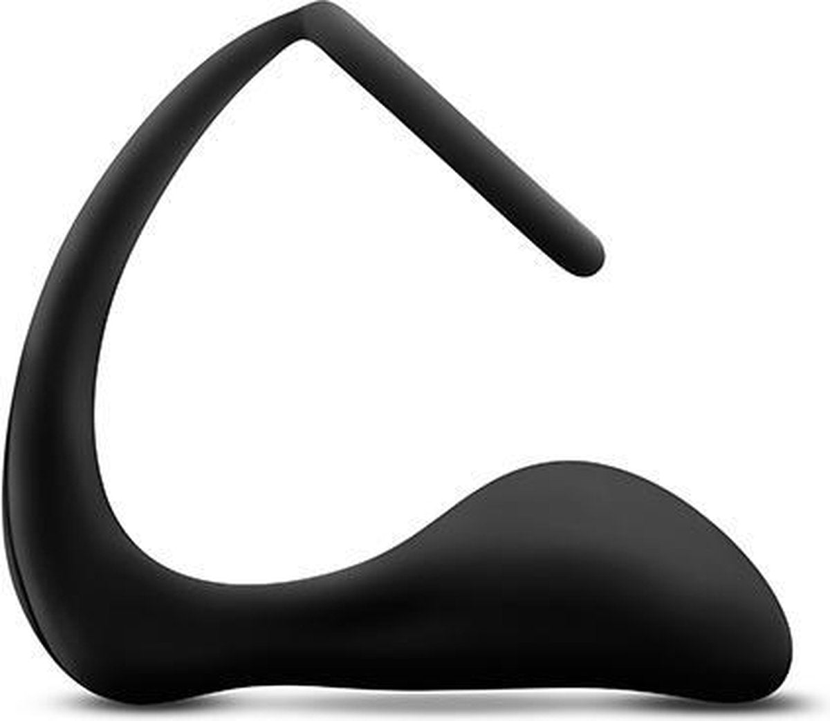 ANAL ADVENTURES COCK RING PLUG BLACK