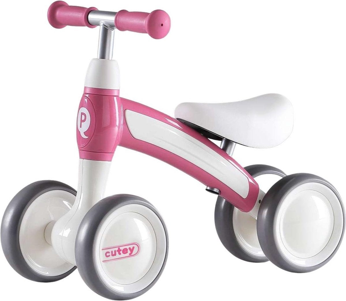 QPlay Cutey Ride On Loopfiets - Jongens en Meisjes - Roze