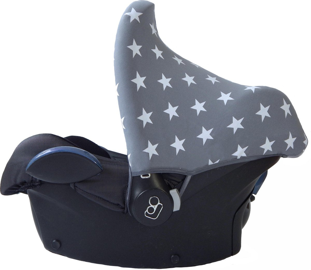 Wallabiezzz - Maxi Cosi Autostoel Zonnekap -  Ster Grijs
