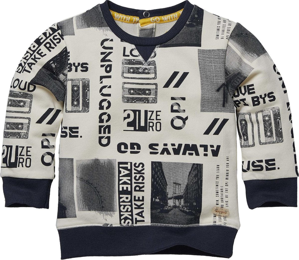 Quapi baby jongens sweater Gerrit Dark Blue Photo