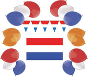 e-Carnavalskleding.nl Holland feestversieringspakket Small | Versiering Nederland voor een feest | Nederlandse versiering Small