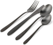 ONA - Bestekset Slim - Black - Mat - 24 delig