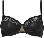 Sapph Snapdragon Unpadded Wire Bra Dames Zwart-90e