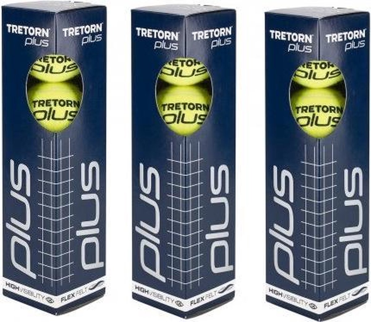 Tretorn Plus - tennisballen - 4x3 Tubes