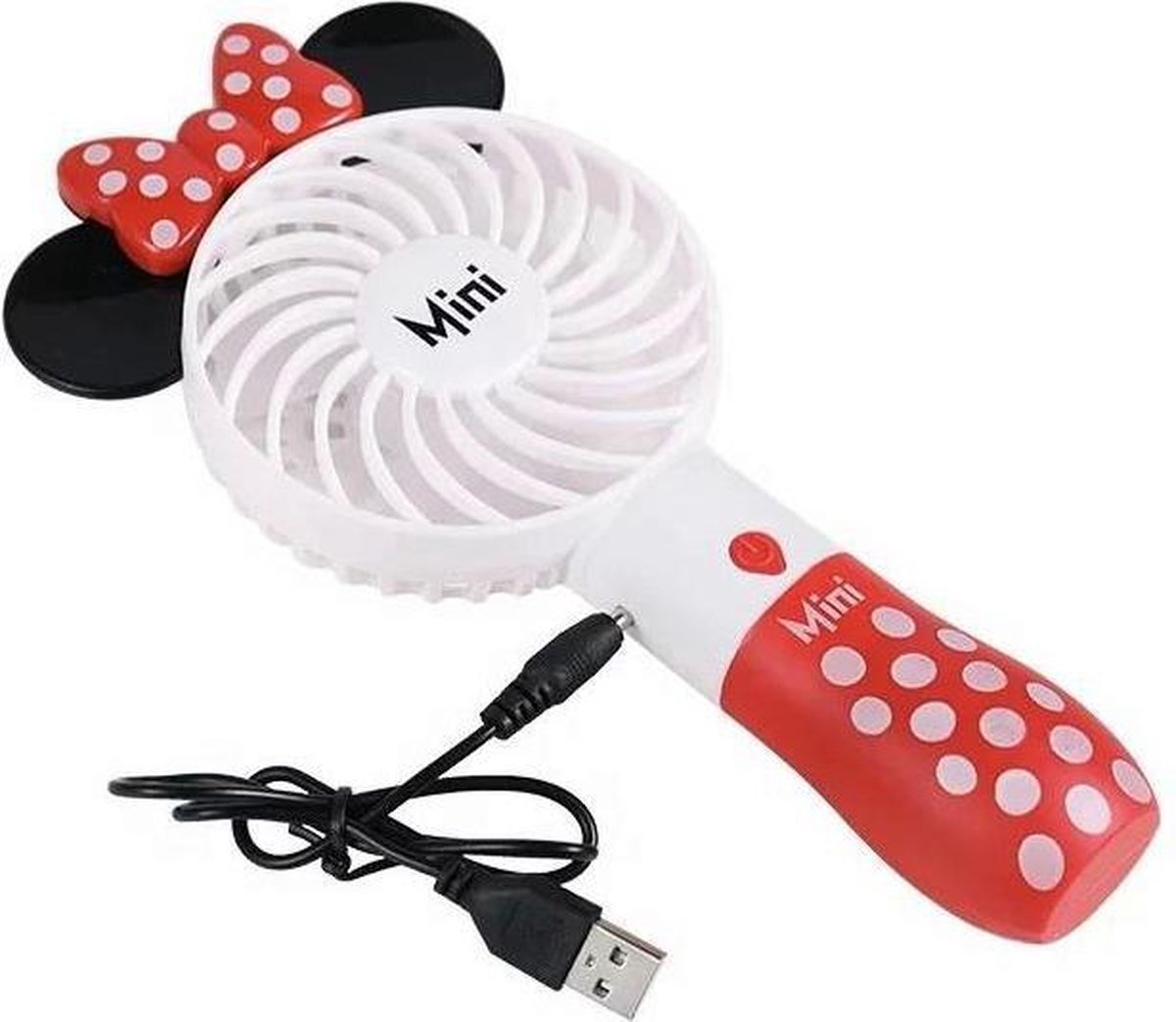 Disney Minnie Mouse Reis Mini Draagbaar Verlichting USB ventilator hand fan oplaadbaar