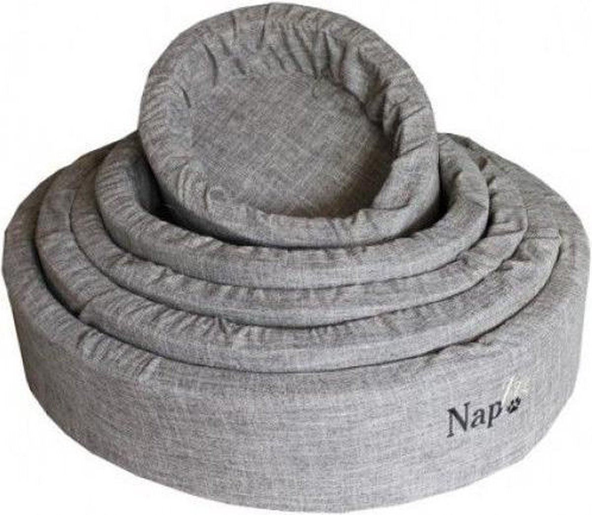 De Boon Linnen Hondenmand Napzzz Grijs Afmeting - 40 cm