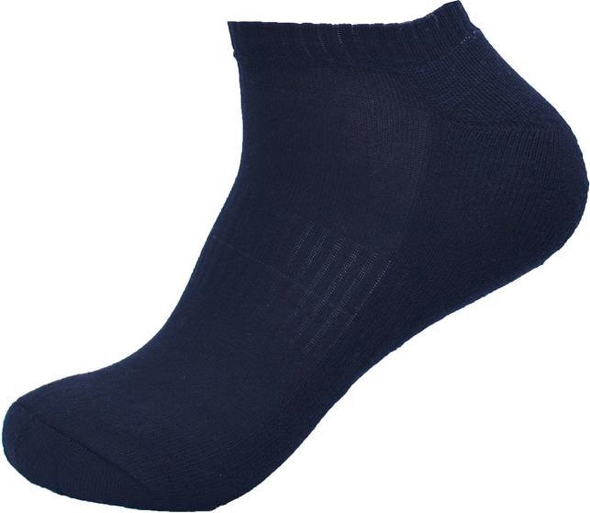 6 paar Donex sneakersokken Unisex badstof  zwart 43-45