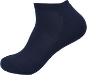 6 paar Donex sneakersokken Unisex badstof  zwart 43-45
